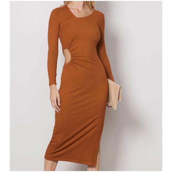 SUNDRY NWT Long Sleeve Cutout Dress // XS - Picture 1 of 10